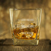 Don't Even Ask Personalized Whiskey Glass.