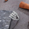 Personalized .925 Sterling Silver Four Name Ring