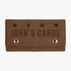 Personalized Diamonds Leatherette Card and Dice Set