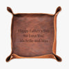 Father's Day Personalized Genuine Leather Stash Tray.