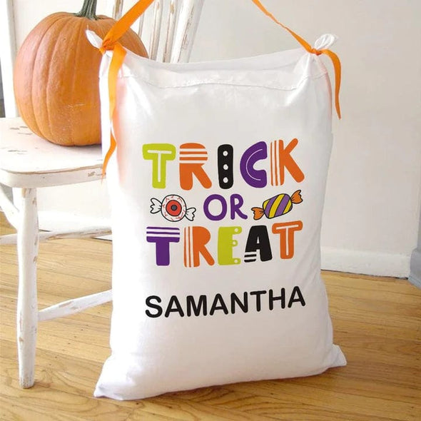 Personalized Halloween Pillowcase Bag of Tricks | Multiple Designs