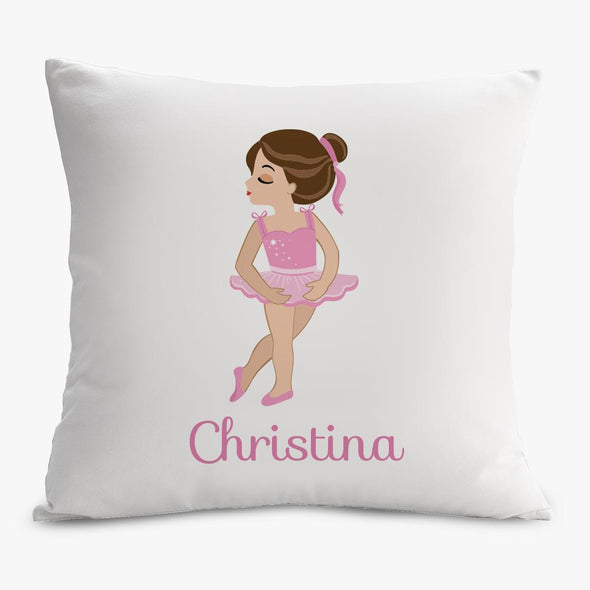 Ballerina Personalized Decorative Pillowcase.