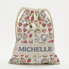 Happy Place Personalized Drawstring Sack.