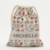 Happy Place Personalized Drawstring Sack.