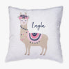 Llama Personalized Flip Sequin Decorative Pillowcase.
