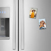 Personalized Rectangular Photo Refrigerator Magnet.