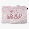 Flip Sequin Makeup Cosmetics Pouch Bag | Personalized with name.