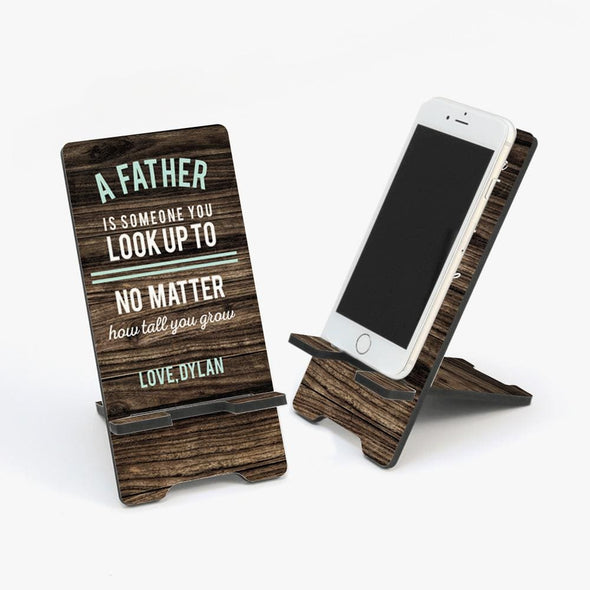 Special Dad Personalized Cell Phone Stand.