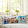 Personalized Family Pillow of Your Photos | Custom Photo Collage Body Pillow Case.
