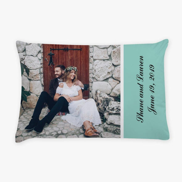 Couples Photo Personalized Sleeping Pillow Case.