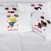 Super Hero Custom Girls Character Sleeping Pillowcase.