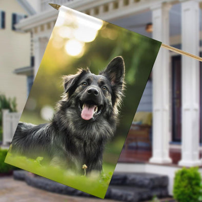 Personalized Best Photo Pet House Flag.