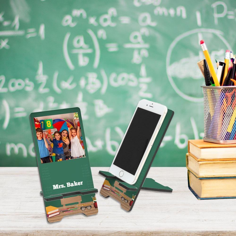 Custom Classroom Photo Cell Phone Stand.