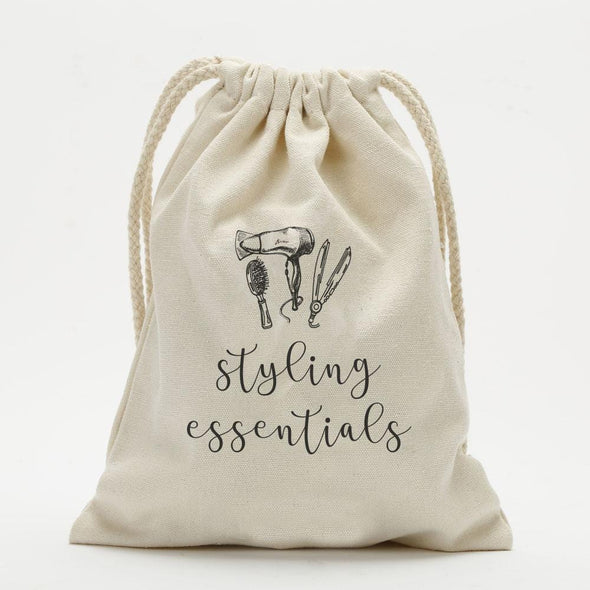 Personalized Styling Essentials Drawstring Sack.