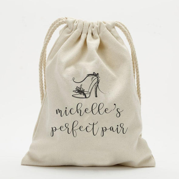 Personalized Shoes Essentials Drawstring Sack.