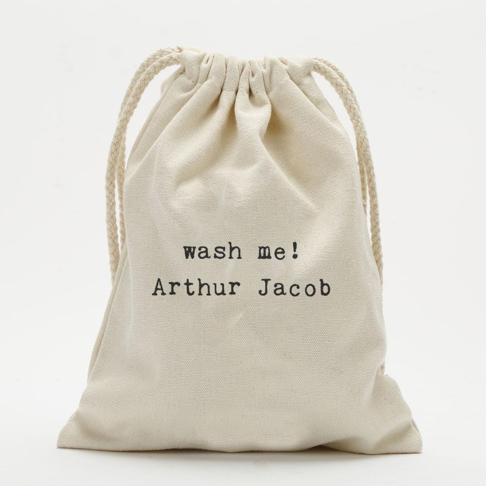 Personalized Laundry Drawstring Sack.