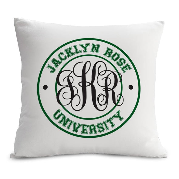 Personalized College Decorative Pillowcase.
