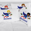 Customized Super Hero Kids Sleeping Pillowcase | Custom Pillow for Kids.