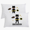 Custom Super Hero Kids Sleeping Pillowcase | Custom Pillow for Kids.