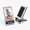 Custom No. 1 Dad Photo Cell Phone Stand.