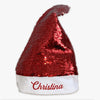 Christmas Personalized Sequin Santa Hat.