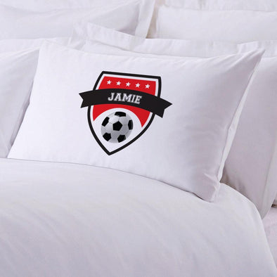 Soccer Personalized Sports Sleeping Pillowcase.