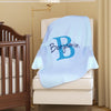 30 x 40 Personalized Baby Blanket | Custom Name & Initial