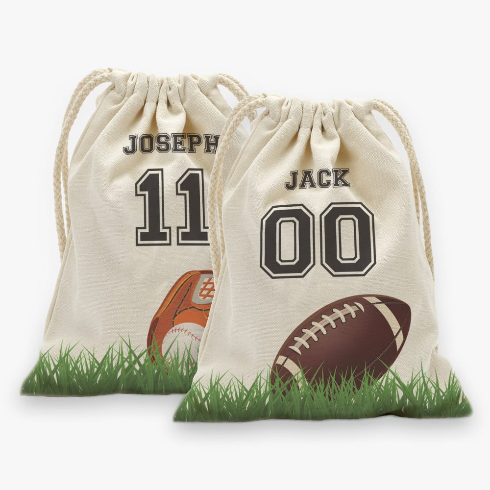 Exclusive Sale | Sports Personalized Drawstring Sack.