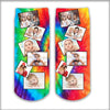 Photo Personalized Tube Socks with background designs