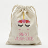 Valentine Goodies Custom Drawstring Sack.