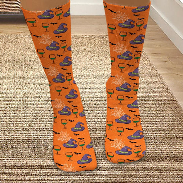 Wicked & Wasted Custom Halloween Tube Socks.